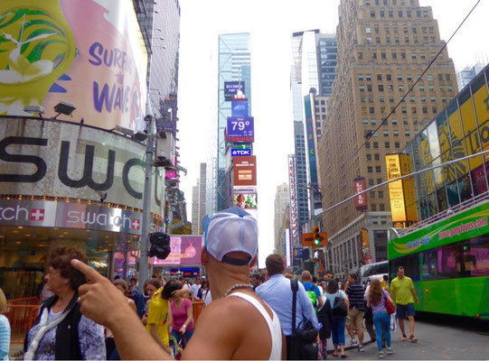 Times Square, 6 Jahre später, immer noch der Wahnsinn