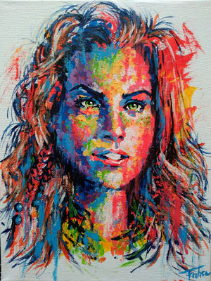 CLAIRE    | Acrylic  on Canvas 40x50 cm |