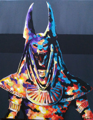 ANUBIS   |Acrylic  on Canvas 40x50|