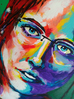 MARGARET   | Acrylic  on Canvas 40x50 cm |