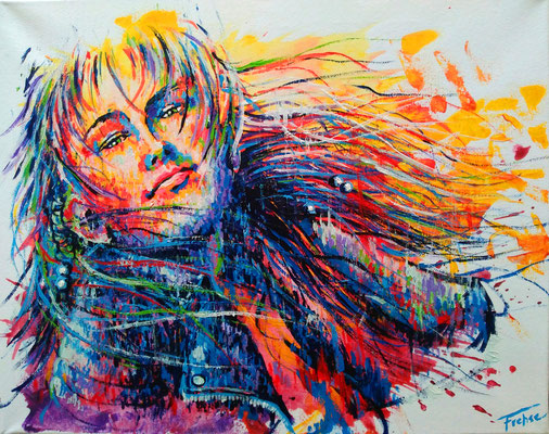 ASUKA   | Acrylic  on Canvas 50x40 cm |