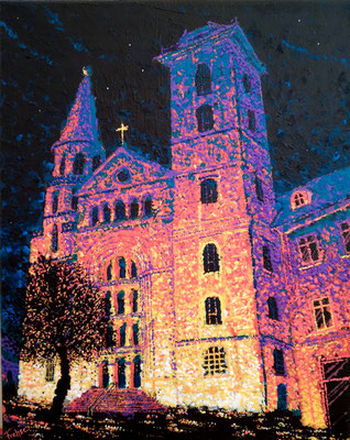 ST.-JOHANNIS-KIRCHE NACHTS  | Acrylic on Canvas 30x40 cm |