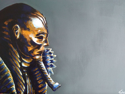 ANCIENT PHARAO   | Acrylic  on Canvas 40x30 cm |