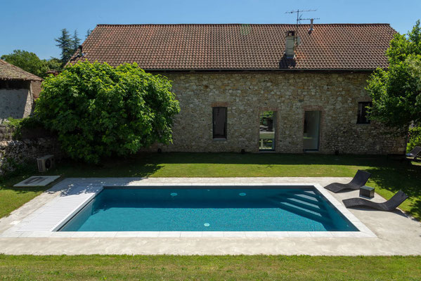 Piscine chauffée de la maison d'hôte