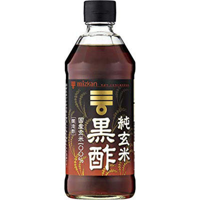 Vinaigre noir de riz complet "Mizkan" 500ml, 黒酢　ミツカン
