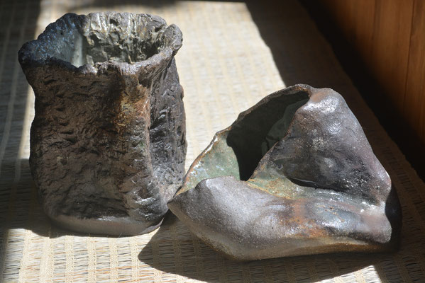 炭化焼成作品です