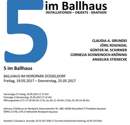 5 im Ballhaus, Flyer