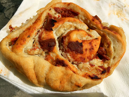 pepperoni pizza swirl from cactus kitchen gals