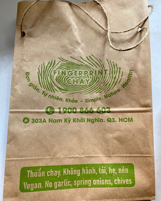 Fingerprint chay zero waste bag