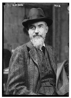 Bernard Shaw (1856-1950) en 1909
