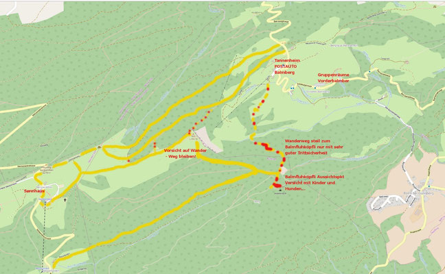 Wasnderkarte Jura 1. Kette