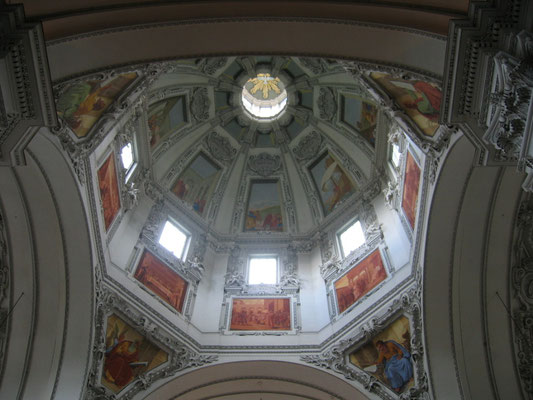 Die Kuppel des Salzburger Doms.