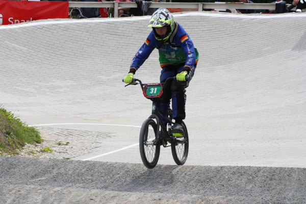 Jannik Koschan fuhr mit drei ersten Plätzen sicher ins Finale und ließ auch hier der Konkurrenz keine Chance: Platz 1 in der Tageswertung.