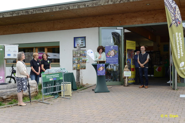 Ansprache von BM und Präsidentin des Naturparks, Frau Danner