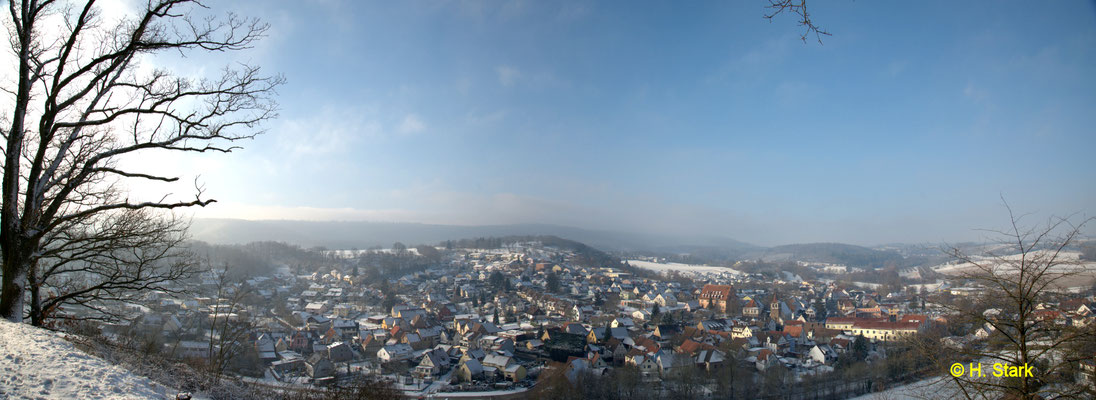 Zaberfeld im Winter - Blick vom Spitzenberg