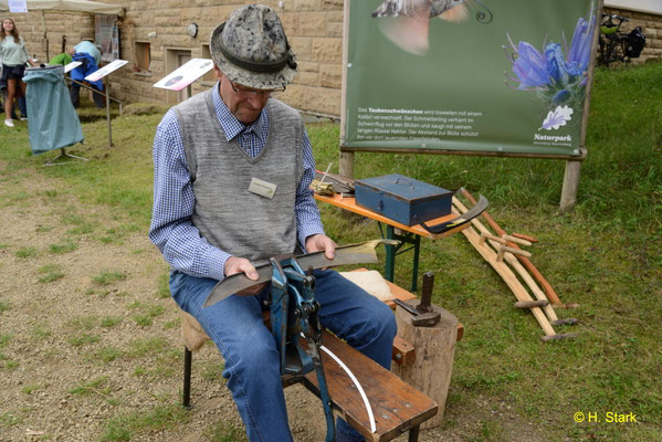 Jedes Jahr dabei - Der Sensenschmid