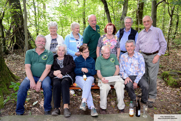 Das Betreuer- und Versorgungsteam vom Naturschutzverein