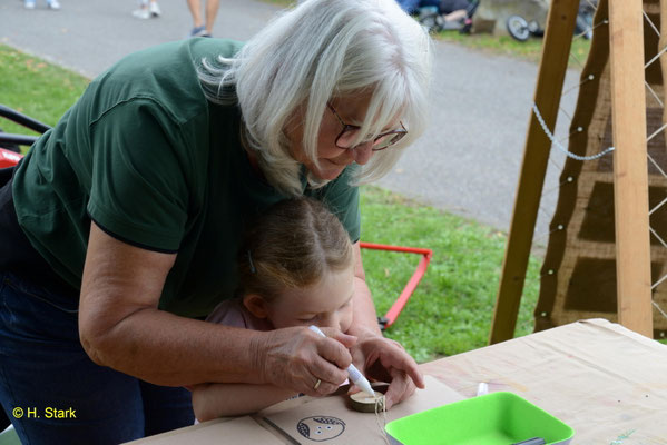 Tamara ganz konzentriert
