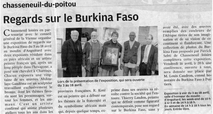 Article "Centre-Presse" du 03/04/2010