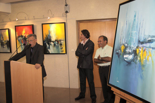 avec Maurice Ramblière et Yves Gargouil, conseiller général et maire de Charroux