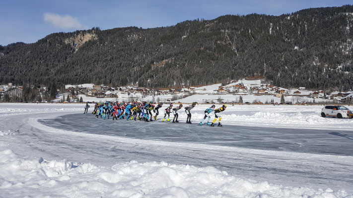 ice skating on the Weissensee