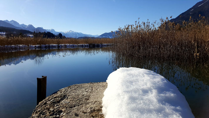 winter wandeling rondom de Pressegger See