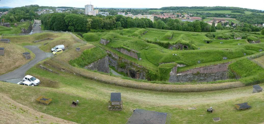 Panoramaansicht Festungsvorfeld