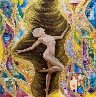 "Glaube" Acryl 80x80