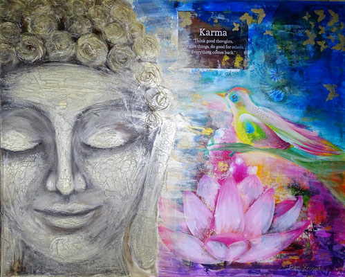 ""Buddha" Acryl 80x100