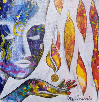 "Fire" Acryl 40x40