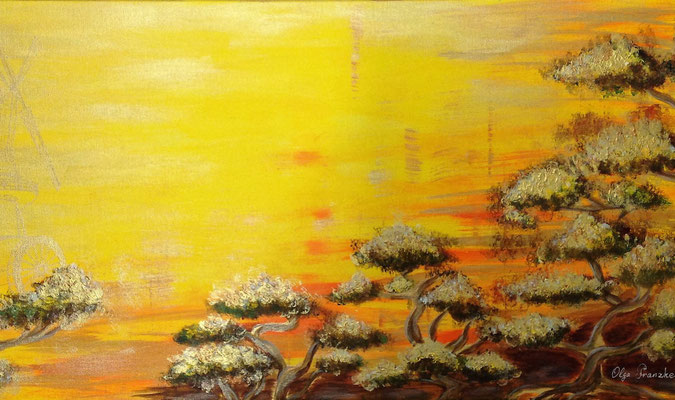 "Sommer" Acryl 40x80