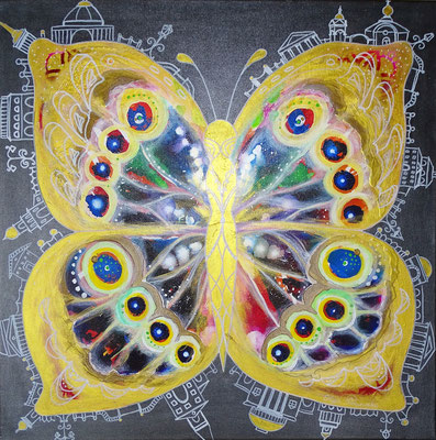 "Schmetterling" Acryl 60x60