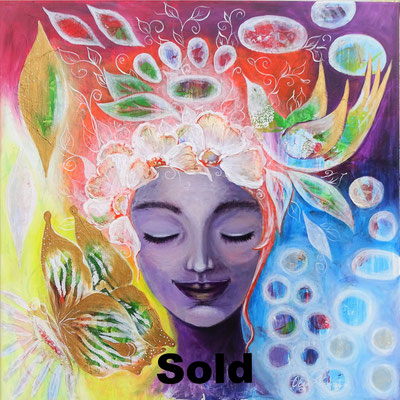 "Sommer" Acryl 60x60 SOLD