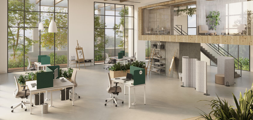 Solutions acoustiques pour bureaux et open spaces