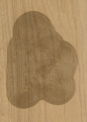 W3L2Y17S1160, marine plywood, 2017, 29x40cm