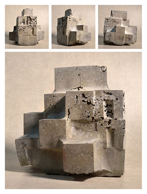 C2C60Y15L4 (2) ciment fondu, sand and expanded clay, h 24cm, 2015