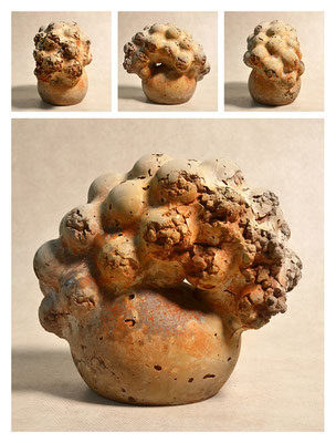 C3BXB40Y14V6384 ciment fondu, sand, expanded clay, iron dust 24x19x14cm, 2014