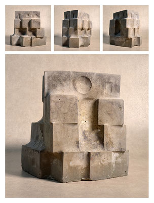 C2C60Y15L4 (1) ciment fondu, sand and expanded clay, h 24cm, 2015