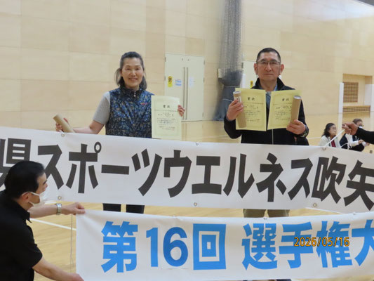 ６ｍ男女混合入賞者