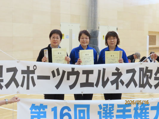 ８ｍ女子入賞者
