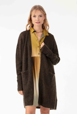 2036 Thorne Gilet Long - 402 Kaki