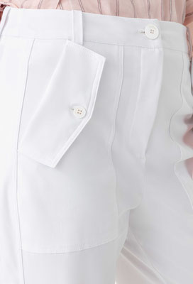2028 Gavin Pantalon - 021 Blanc Optique