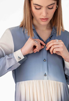 2039 Ekko Robe Courte - 529 Ombres Bleutees