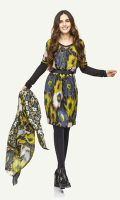 Dress 158-13, Scarf 195-13, Belt 184-99