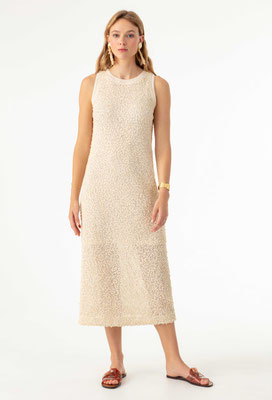 2052 Aubree Robe Longue - 717 Champagne 