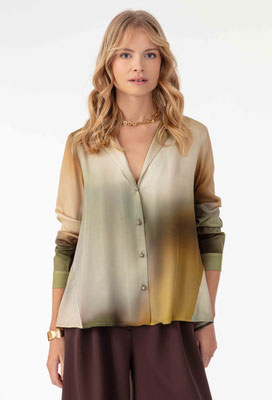 2061 Musa Chemise - 437 Ombres Kaki