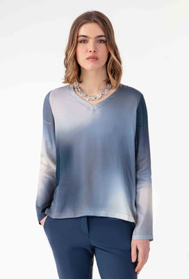 2063 Vaila Tee-Shirt - 529 Ombres Bleutees