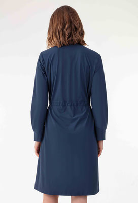 2060 Cyra Robe Courte - 505 Bleu Dur