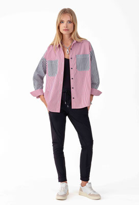 2017 Hilda Chemise - 344 Rayure Rouge/Noire