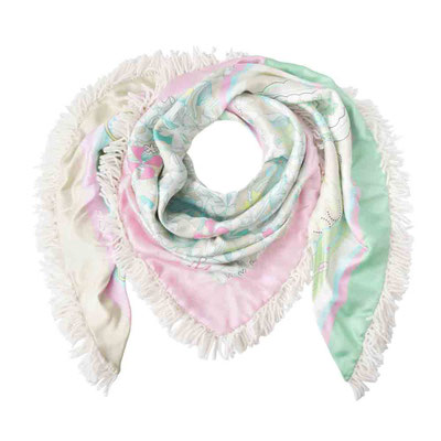 Scarf St. Tropez Wool Fringes - S52STV063